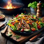 Instrukcja przygotowania sałatki idealnej na grillowanie