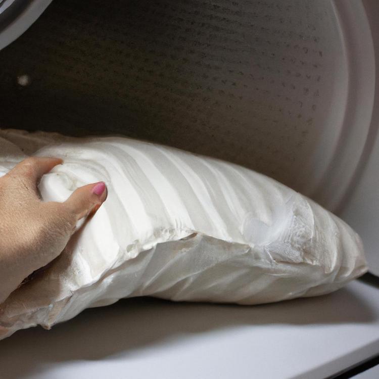 Pranie poduszek z pierza w pralce